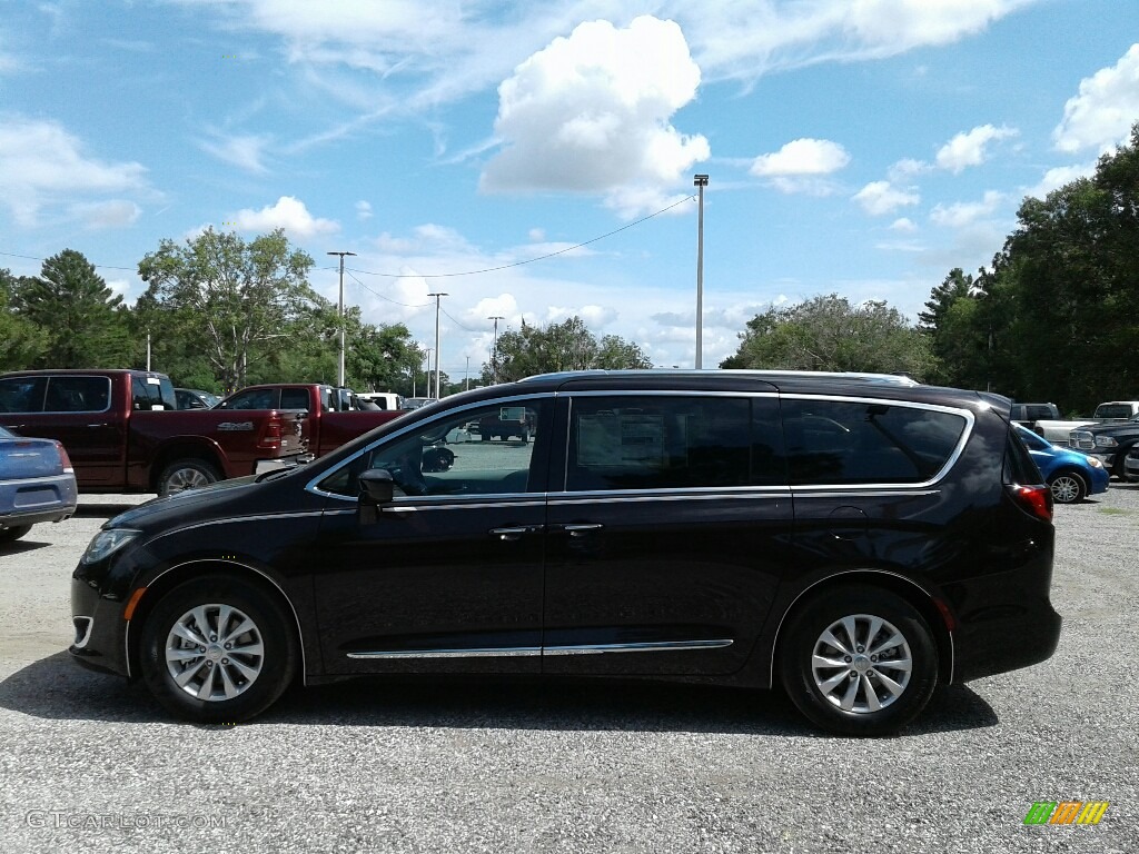 2018 Pacifica Touring L - Dark Cordovan Pearl / Black/Alloy photo #2