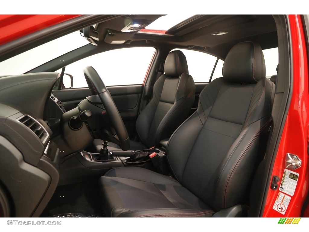 Carbon Black Interior 2018 Subaru WRX Limited Photo #127699335