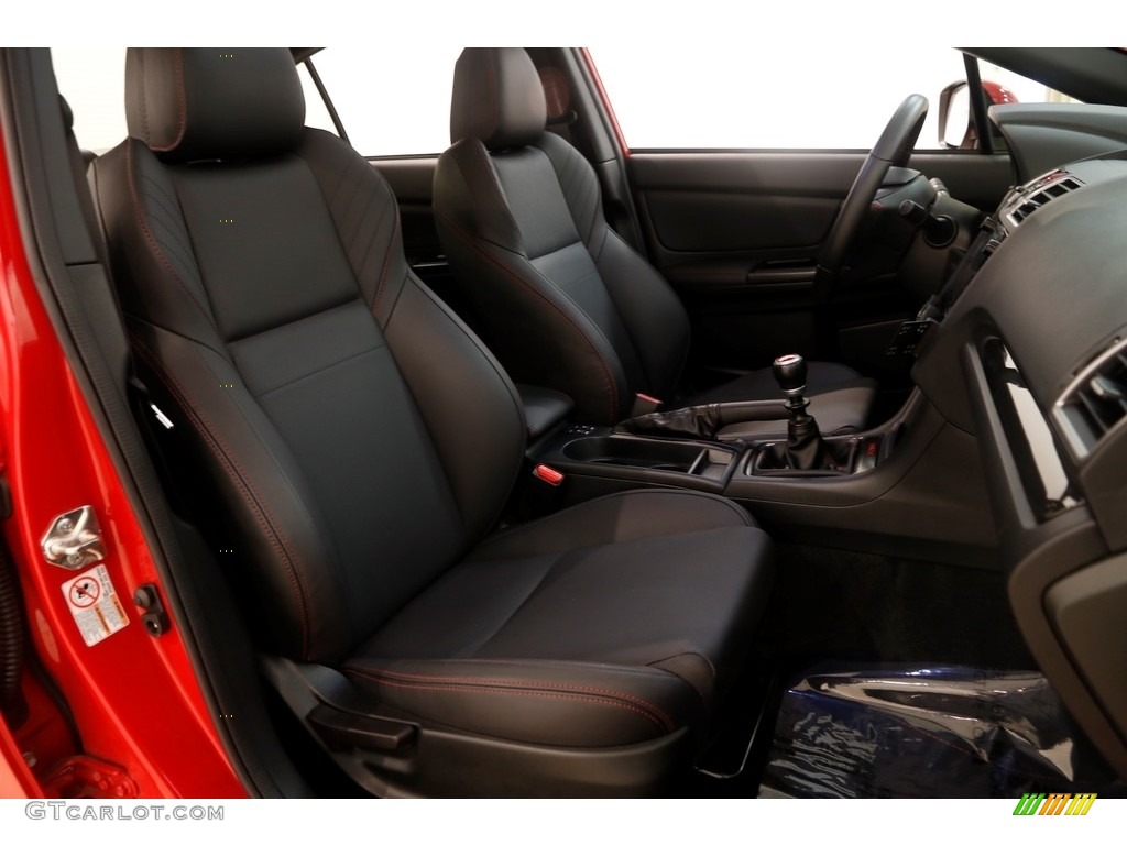 Carbon Black Interior 2018 Subaru WRX Limited Photo #127699599