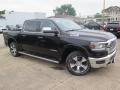 2019 Diamond Black Crystal Pearl Ram 1500 Laramie Crew Cab 4x4  photo #5