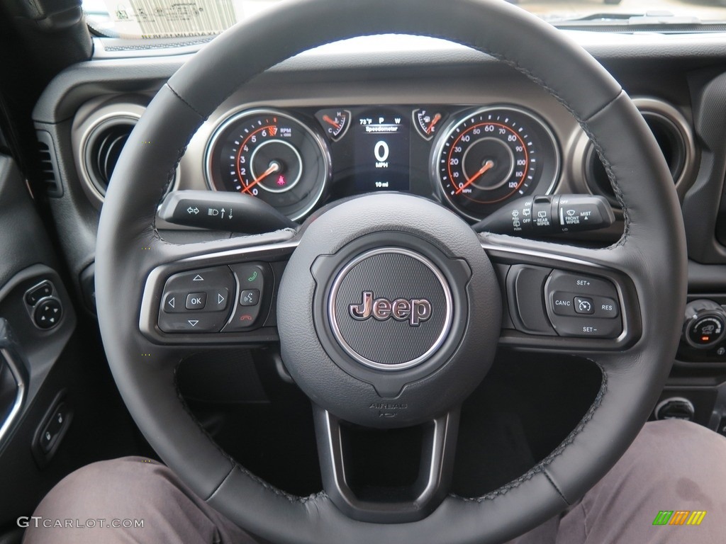 2018 Jeep Wrangler Sport 4x4 Black Steering Wheel Photo #127701183