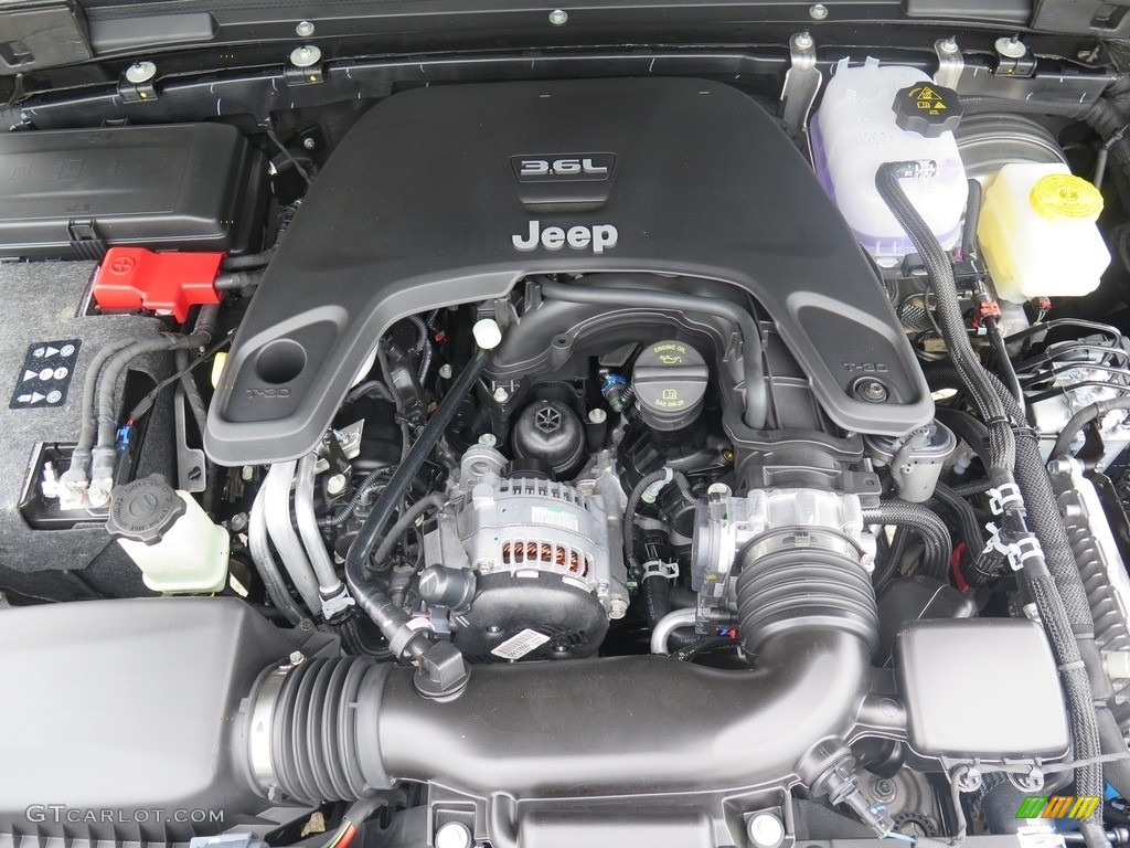 2018 Jeep Wrangler Sport 4x4 3.6 Liter DOHC 24-Valve VVT V6 Engine Photo #127701546