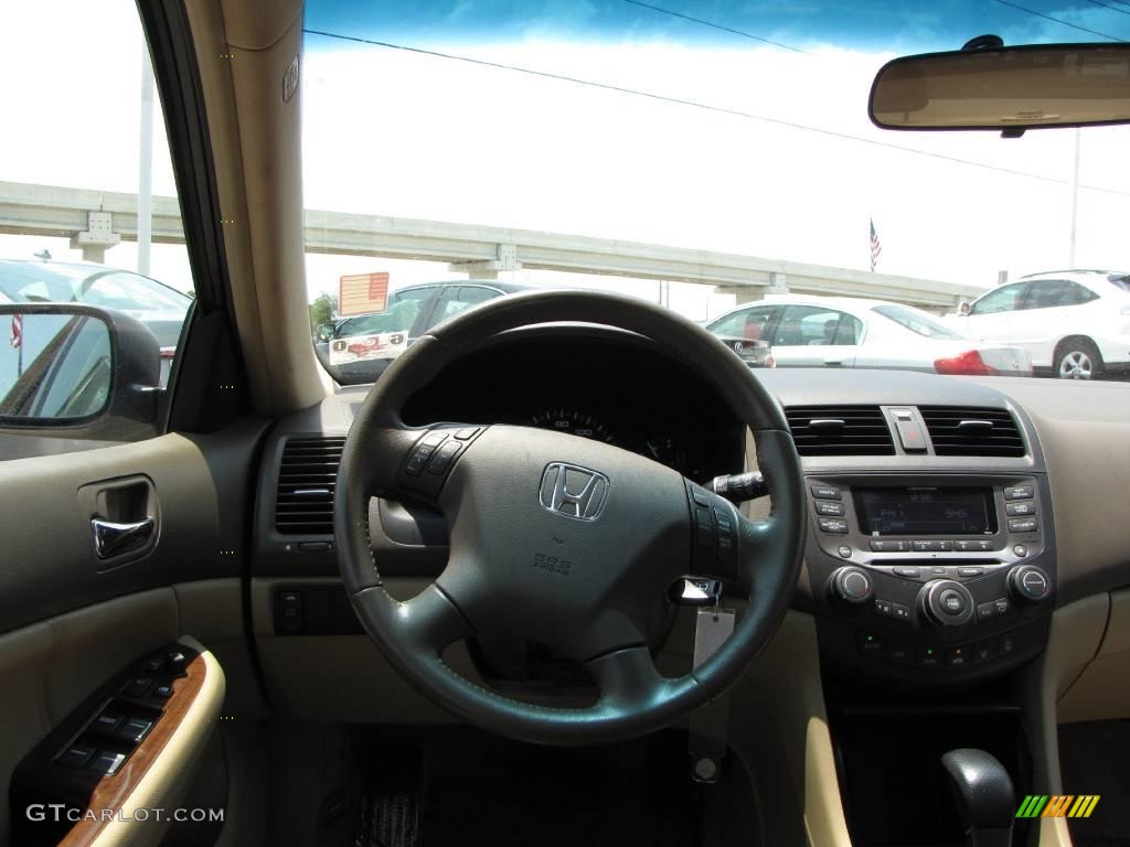 2006 Accord EX-L Sedan - Desert Mist Metallic / Ivory photo #27
