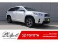 2018 Blizzard White Pearl Toyota Highlander LE  photo #1