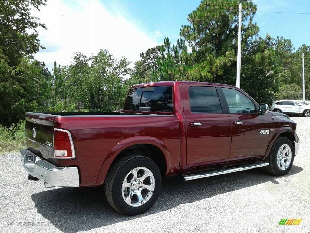 2018 1500 Laramie Crew Cab 4x4 - Delmonico Red Pearl / Black photo #5