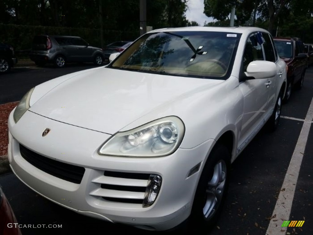 2009 Cayenne Tiptronic - Sand White / Havanna/Sand Beige photo #1