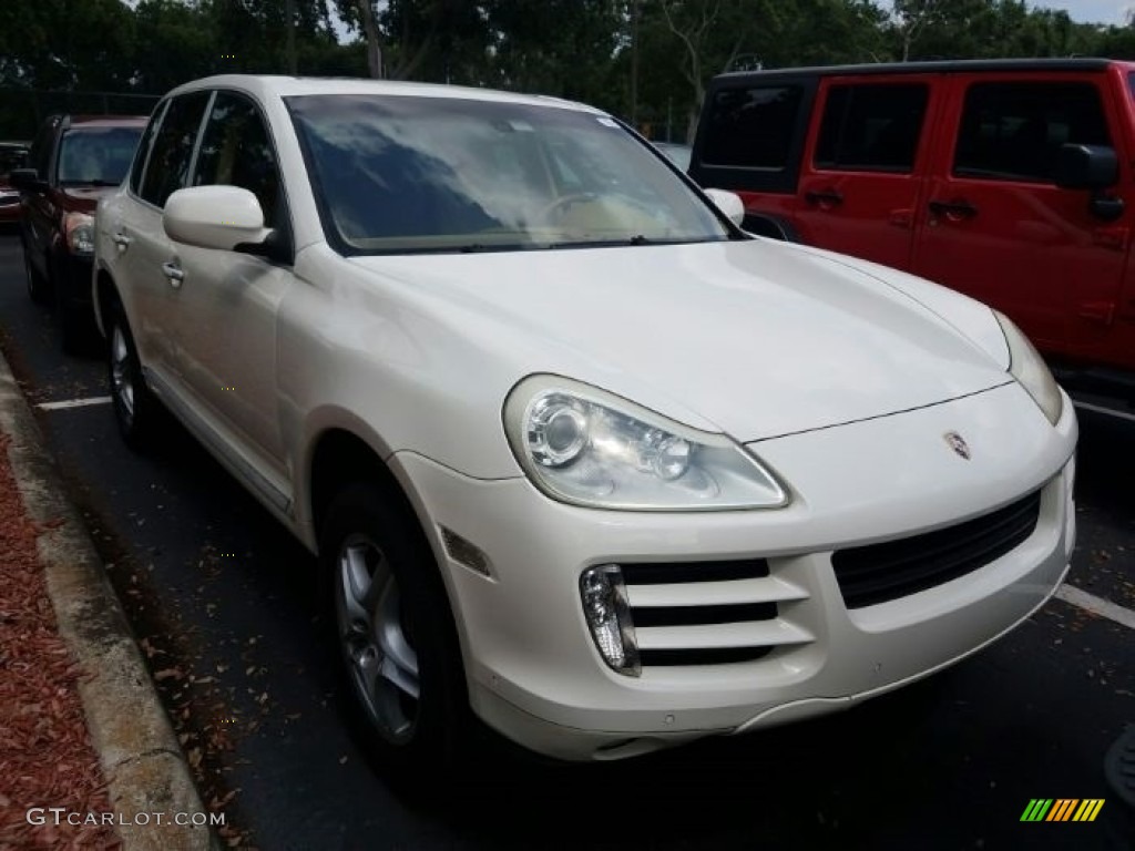 2009 Cayenne Tiptronic - Sand White / Havanna/Sand Beige photo #2