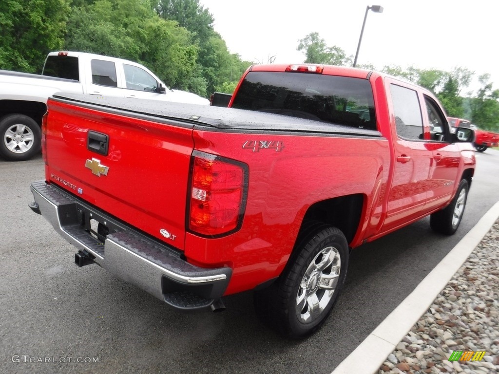 2018 Silverado 1500 LT Crew Cab 4x4 - Red Hot / Dark Ash/Jet Black photo #8