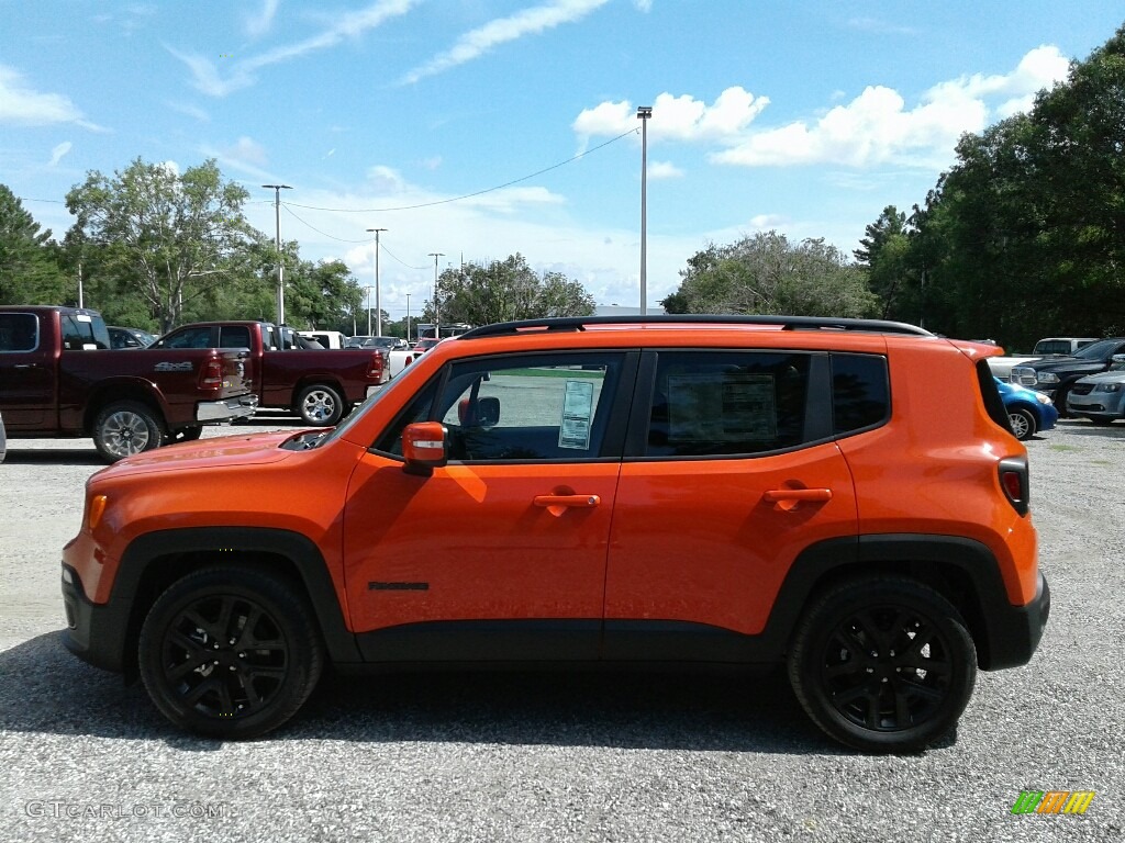 2018 Renegade Altitude - Omaha Orange / Black photo #2
