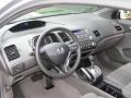 2007 Alabaster Silver Metallic Honda Civic LX Coupe  photo #6