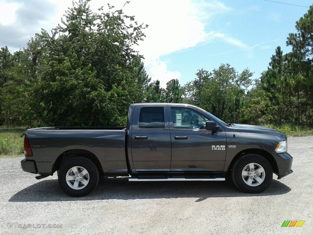 2018 1500 Express Quad Cab - Granite Crystal Metallic / Black/Diesel Gray photo #6