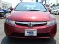 2007 Tango Red Pearl Honda Civic EX Sedan  photo #2