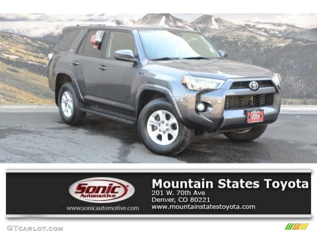 2017 Magnetic Gray Metallic Toyota 4runner Sr5 4x4 127689050 2017 4runner Sr5 4x4 Magnetic Gray Metallic Black Photo 1