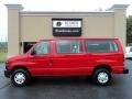 Red 2009 Ford E Series Van E250 Super Duty Commercial