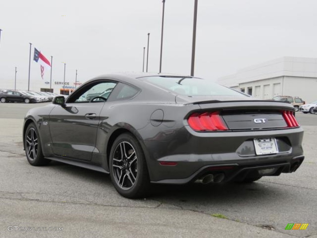 2018 Mustang GT Fastback - Magnetic / Ebony photo #24