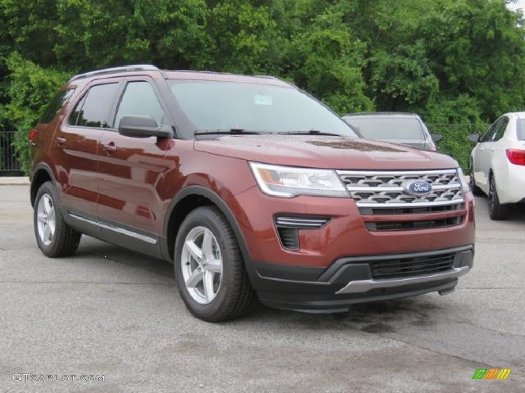 2018 Explorer XLT - Cinnamon Glaze / Medium Stone photo #1