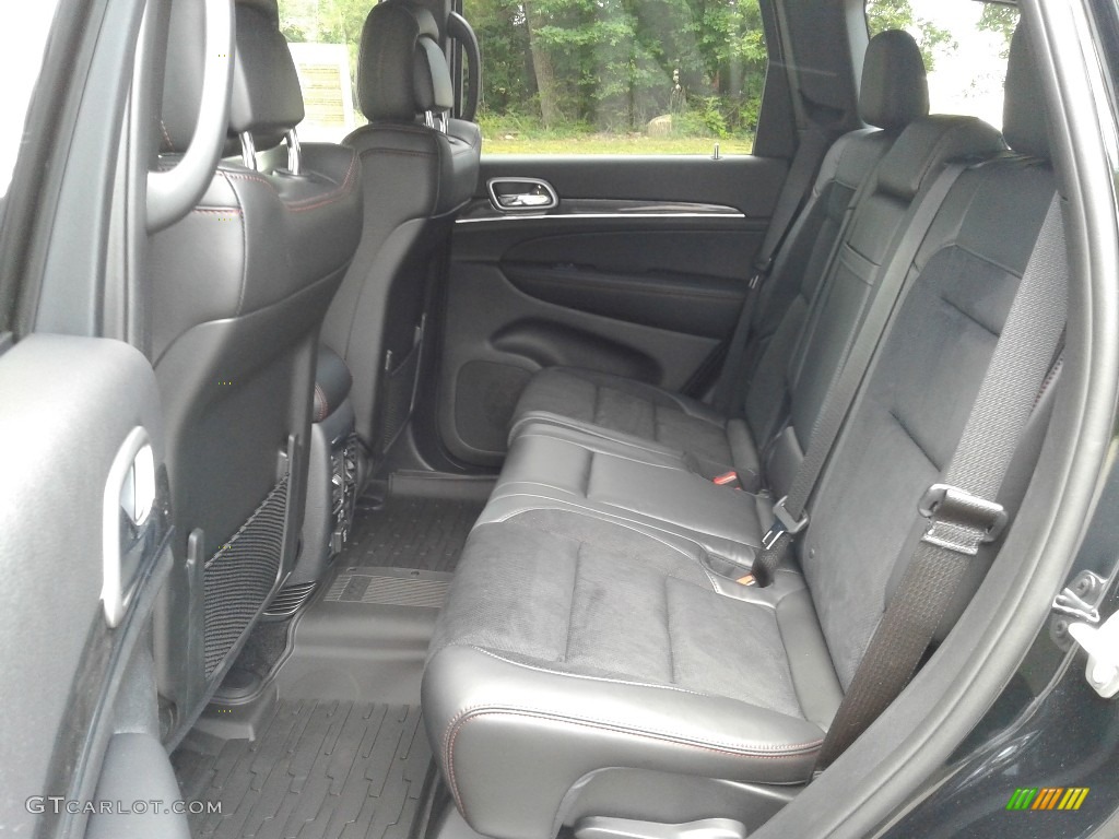 Black/Ruby Red Interior 2018 Jeep Grand Cherokee Trailhawk 4x4 Photo #127709211