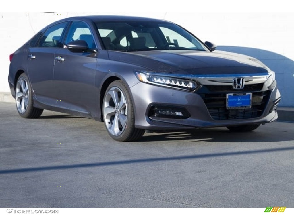 2018 Accord Touring Sedan - Modern Steel Metallic / Gray photo #1