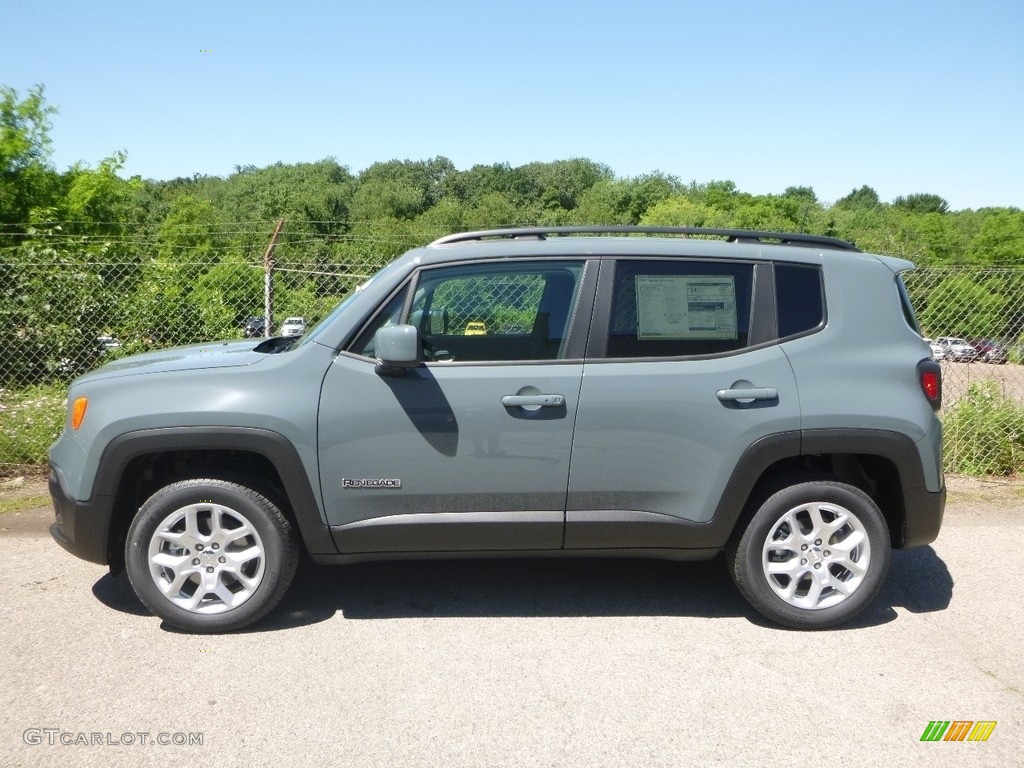 2018 Renegade Latitude 4x4 - Anvil / Black photo #3