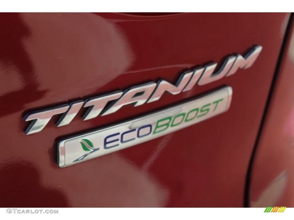 2014 Escape Titanium 1.6L EcoBoost - Ruby Red / Charcoal Black photo #30