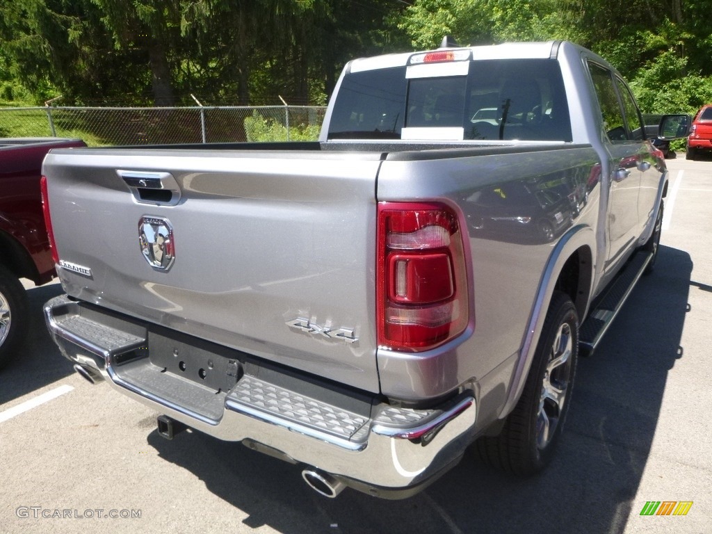 2019 1500 Laramie Crew Cab 4x4 - Billett Silver Metallic / Black photo #5