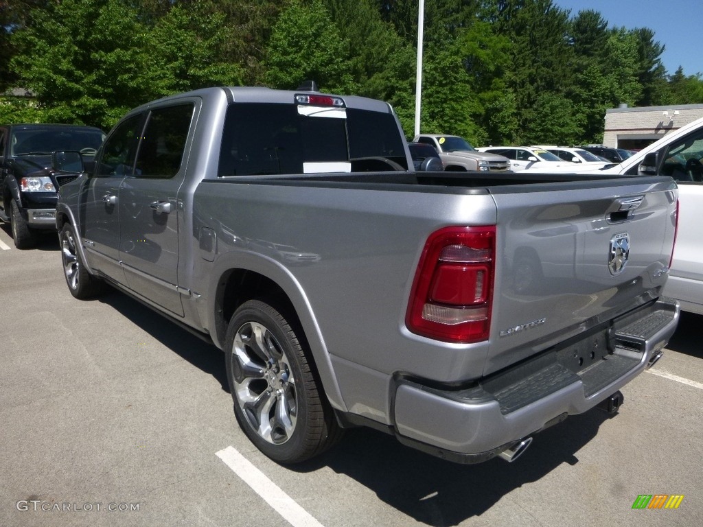 2019 1500 Limited Crew Cab 4x4 - Billett Silver Metallic / Black photo #3