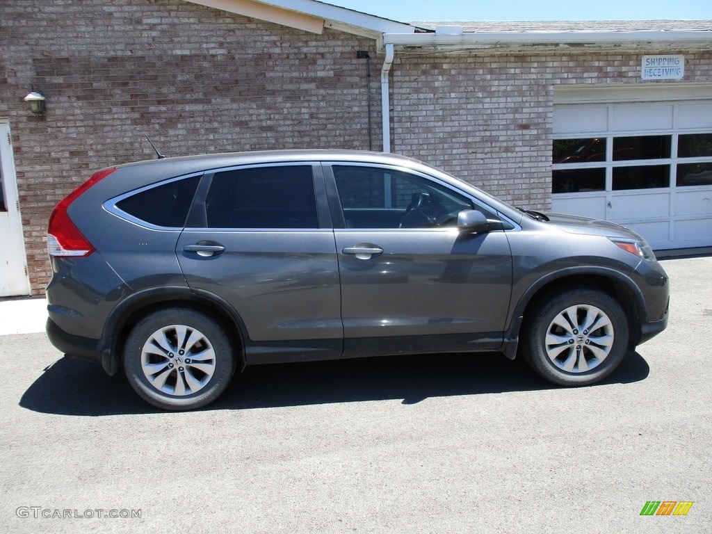 2012 CR-V EX 4WD - Polished Metal Metallic / Gray photo #2