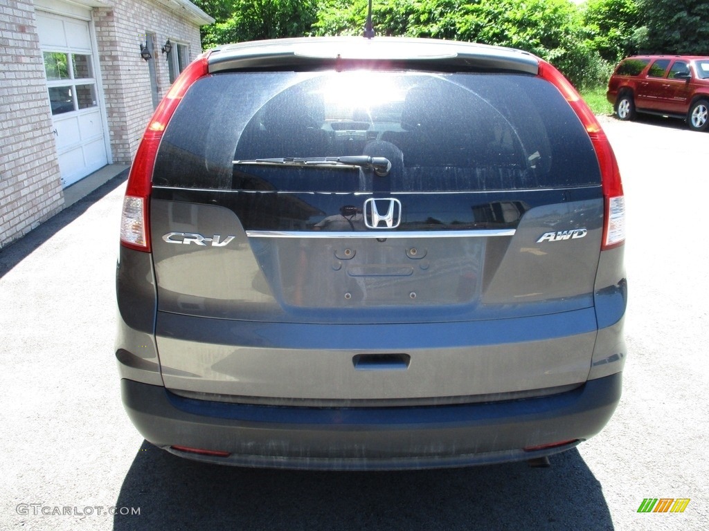 2012 CR-V EX 4WD - Polished Metal Metallic / Gray photo #4