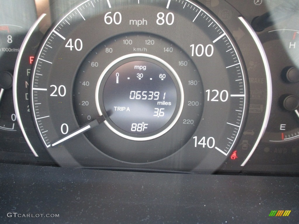 2012 CR-V EX 4WD - Polished Metal Metallic / Gray photo #20