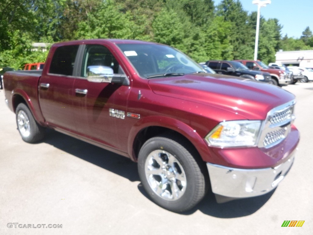 2018 1500 Limited Crew Cab 4x4 - Delmonico Red Pearl / Black photo #7