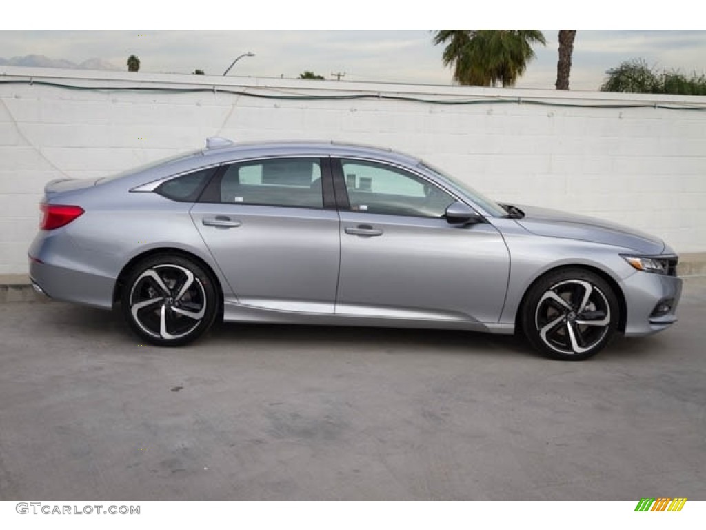 Lunar Silver Metallic 2018 Honda Accord Sport Sedan Exterior Photo #127715287