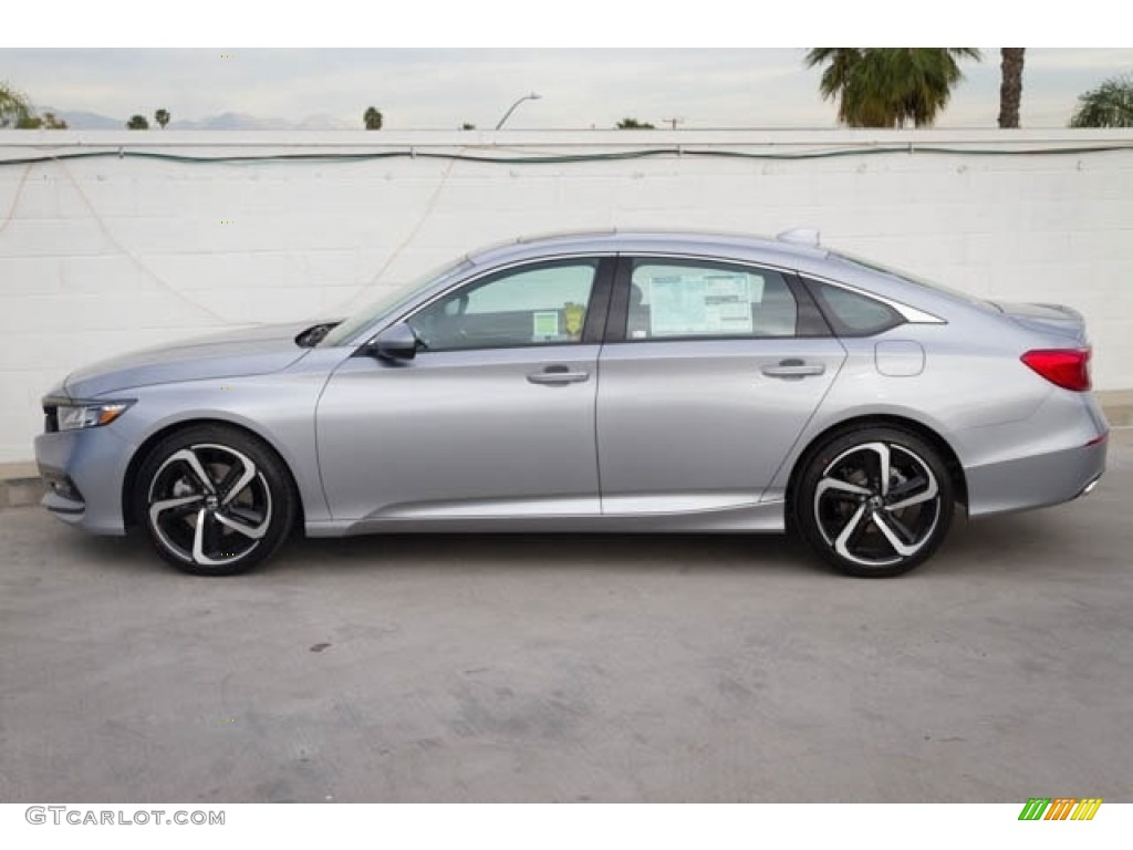 Lunar Silver Metallic 2018 Honda Accord Sport Sedan Exterior Photo #127715359