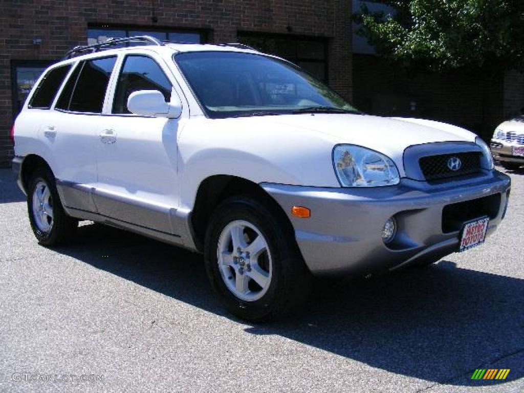 2004 Santa Fe GLS - Nordic White / Beige photo #1