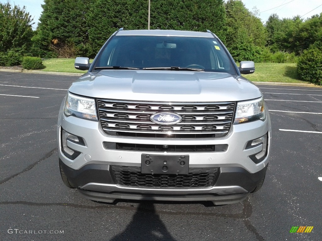 2017 Explorer Limited 4WD - Ingot Silver / Ebony Black photo #3