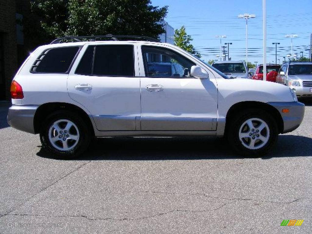 2004 Santa Fe GLS - Nordic White / Beige photo #2