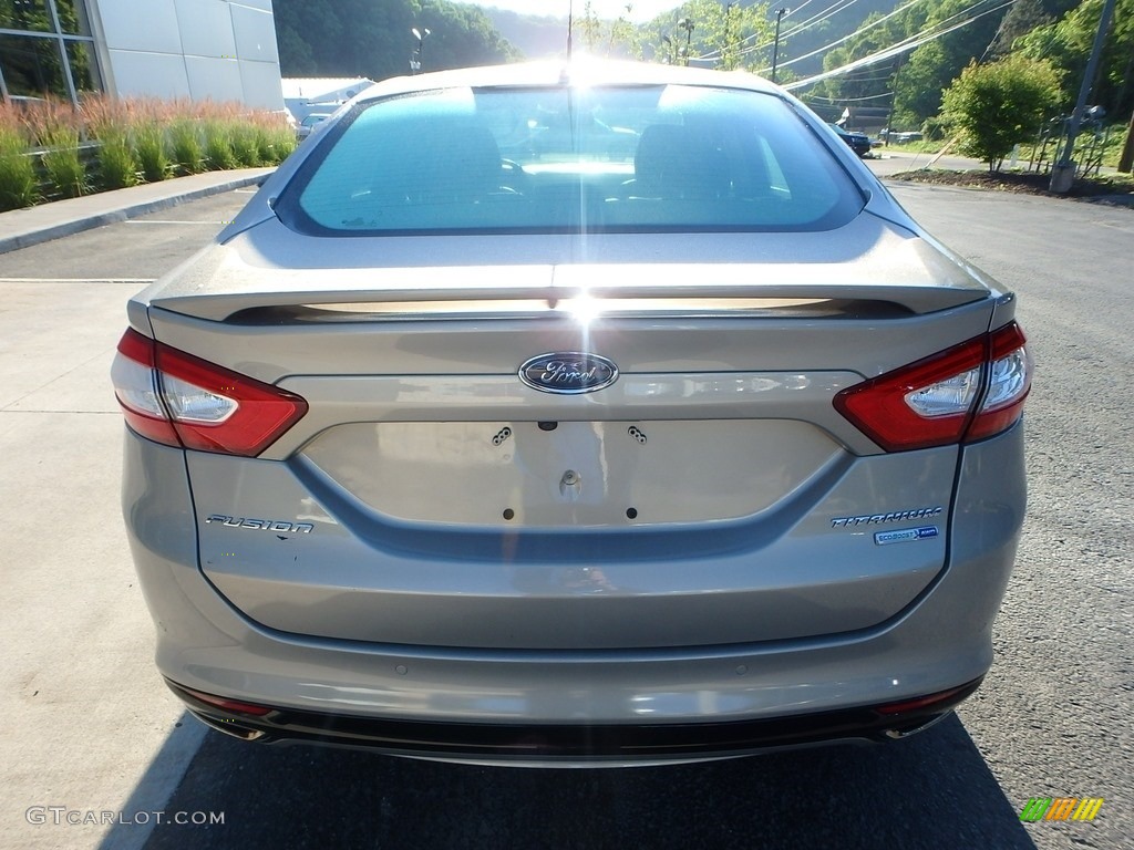 2016 Fusion Titanium AWD - Tectonic Metallic / Charcoal Black photo #3