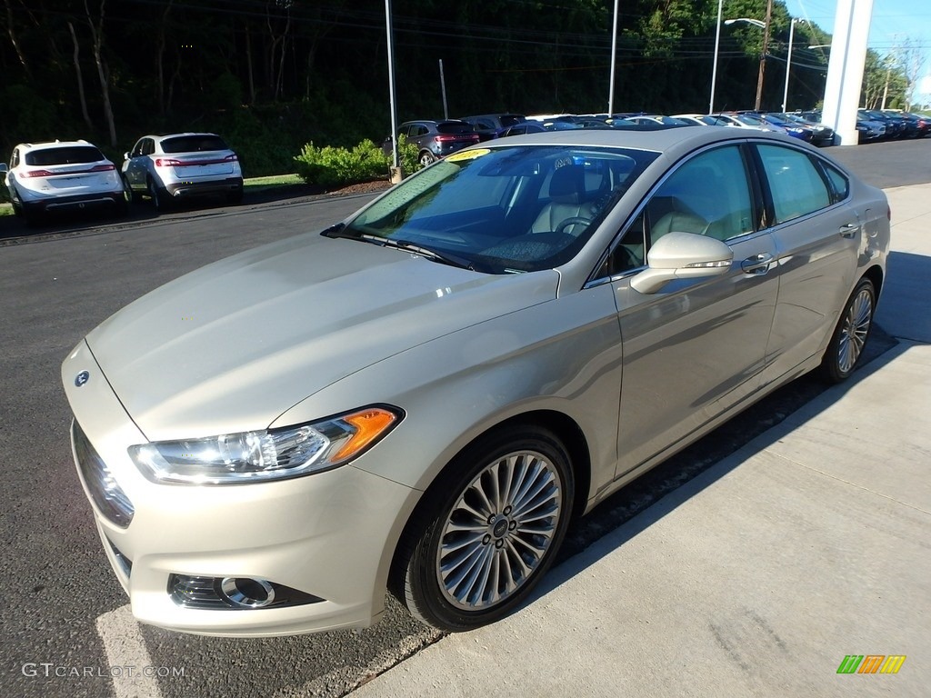 2016 Fusion Titanium AWD - Tectonic Metallic / Charcoal Black photo #7