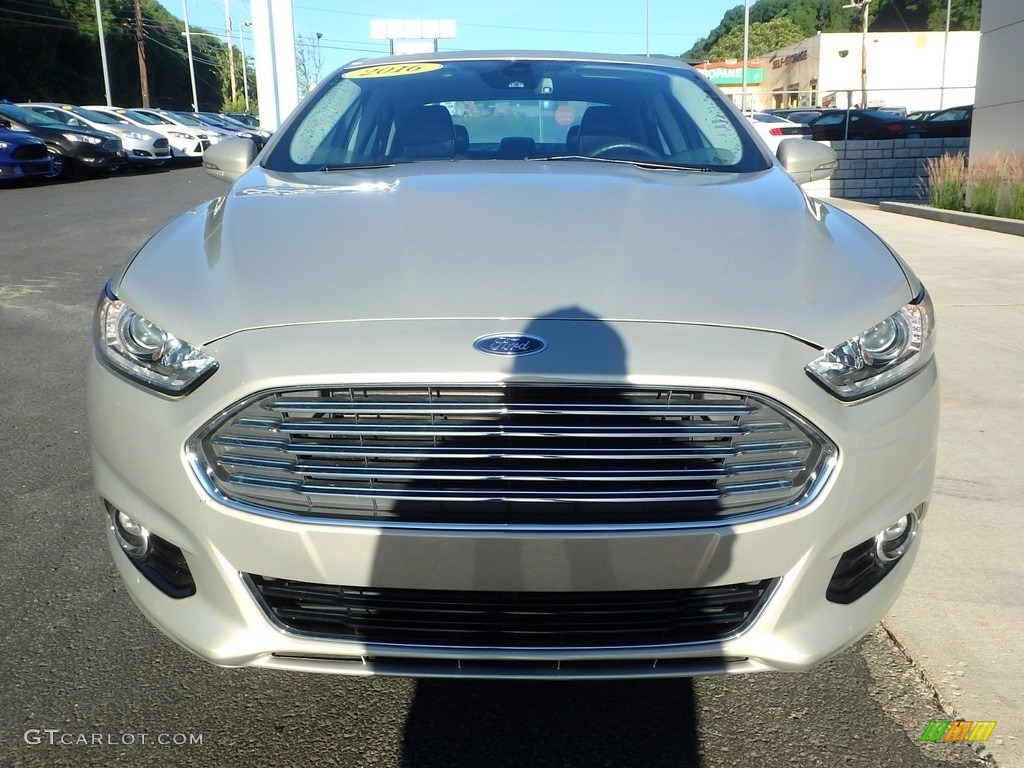 2016 Fusion Titanium AWD - Tectonic Metallic / Charcoal Black photo #8