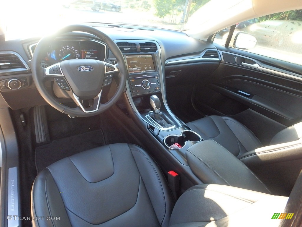 2016 Fusion Titanium AWD - Tectonic Metallic / Charcoal Black photo #18