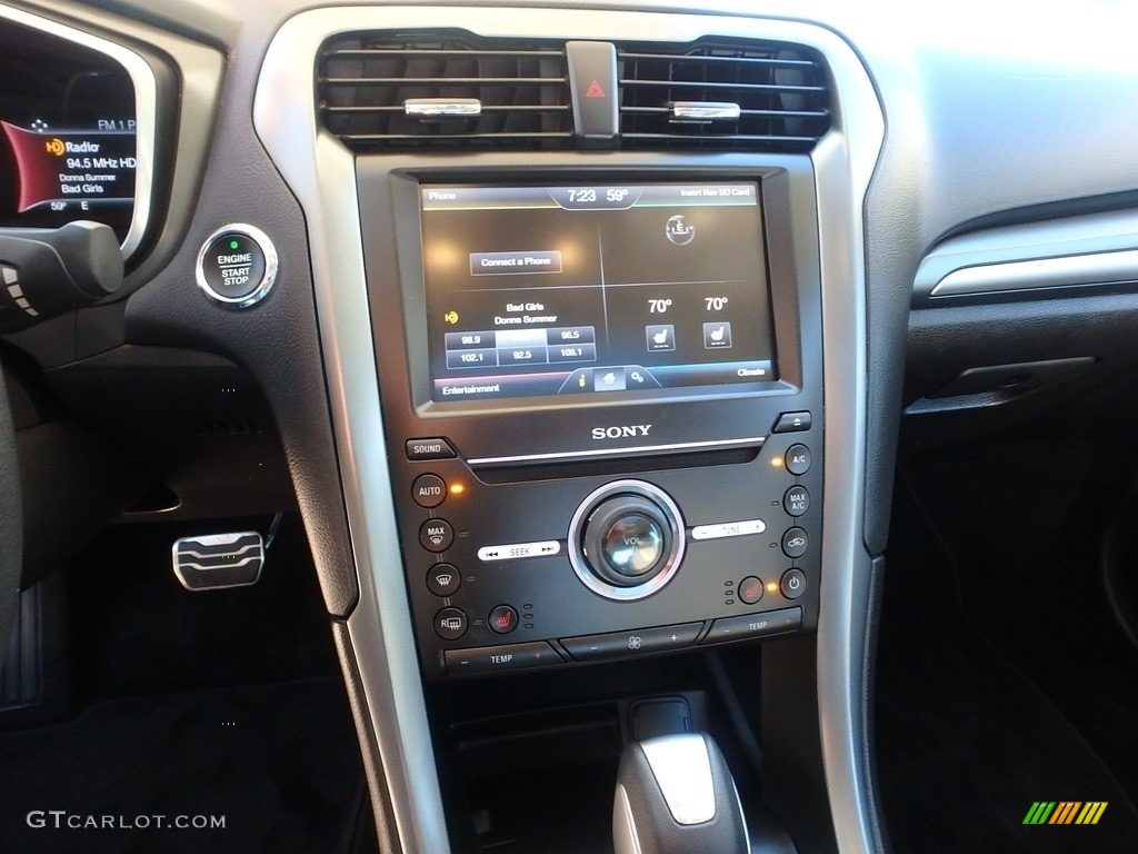 2016 Fusion Titanium AWD - Tectonic Metallic / Charcoal Black photo #22