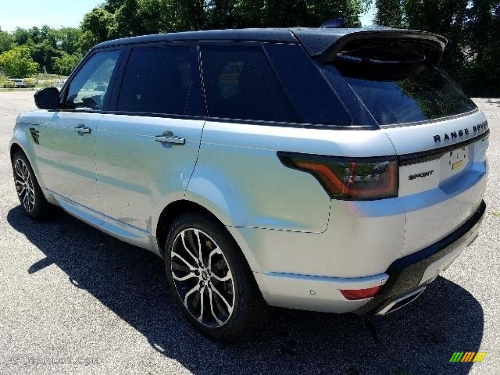 2018 Range Rover Sport HSE Dynamic - Indus Silver Metallic / Ebony photo #2