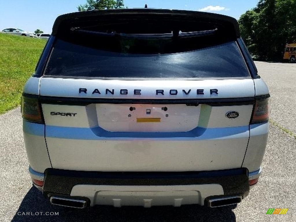 2018 Range Rover Sport HSE Dynamic - Indus Silver Metallic / Ebony photo #7