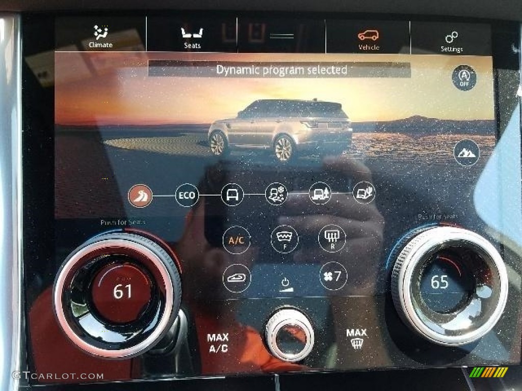2018 Range Rover Sport HSE Dynamic - Indus Silver Metallic / Ebony photo #13