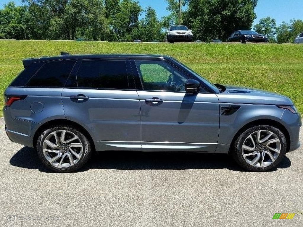 Byron Blue Metallic 2018 Land Rover Range Rover Sport HSE Dynamic Exterior Photo #127717579