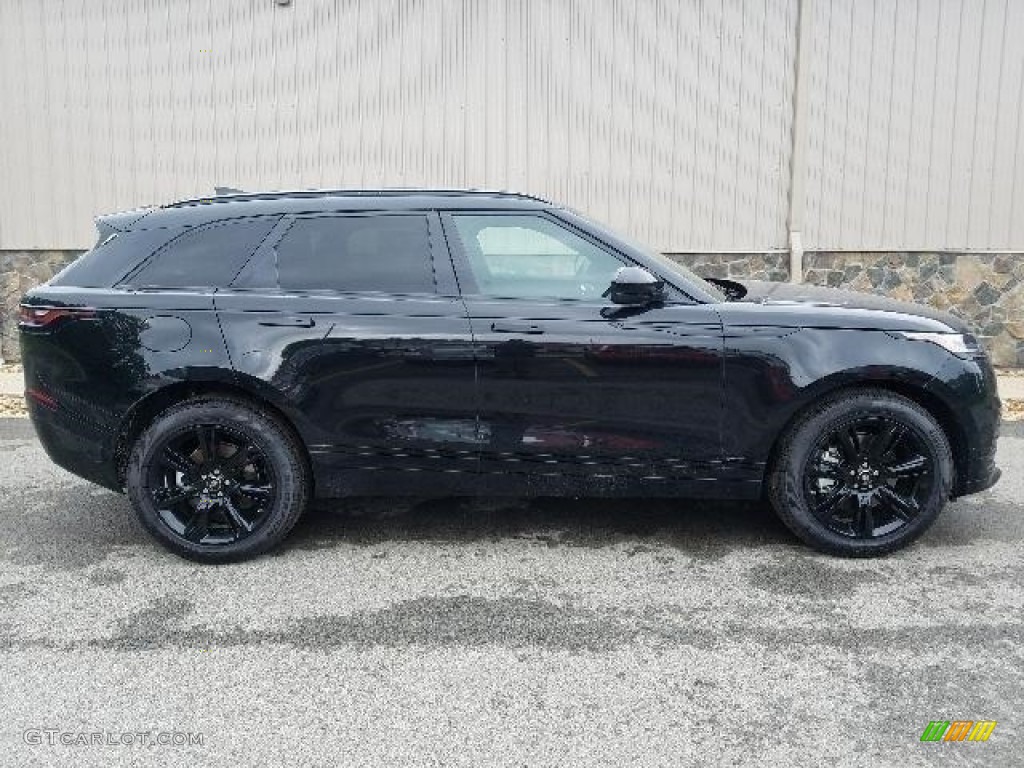 2018 Range Rover Velar R Dynamic SE - Santorini Black Metallic / Light Oyster/Ebony photo #6