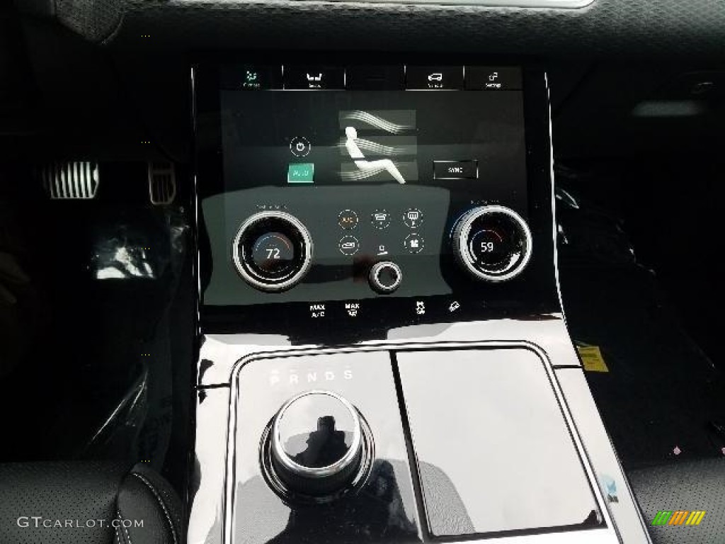 2018 Range Rover Velar R Dynamic SE - Santorini Black Metallic / Light Oyster/Ebony photo #13