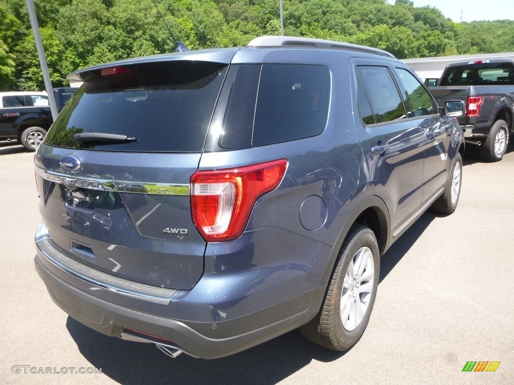 2018 Explorer XLT 4WD - Blue Metallic / Ebony Black photo #2