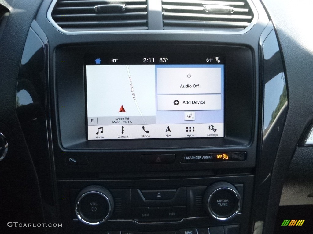 2018 Explorer XLT 4WD - Blue Metallic / Ebony Black photo #14