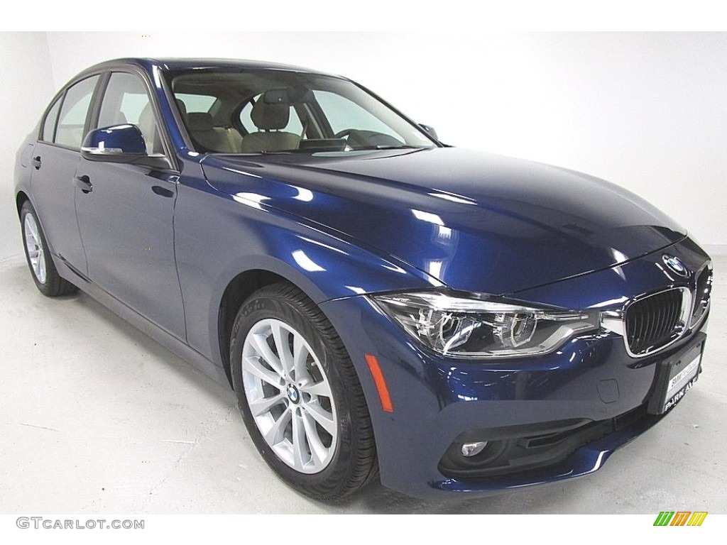 2018 3 Series 320i xDrive Sedan - Mediterranean Blue Metallic / Venetian Beige photo #7