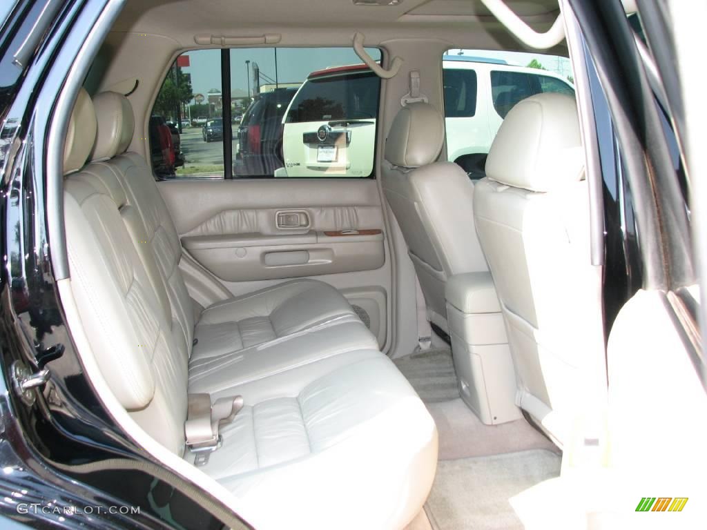 2002 QX4 4x4 - Black Obsidian / Stone Beige photo #10